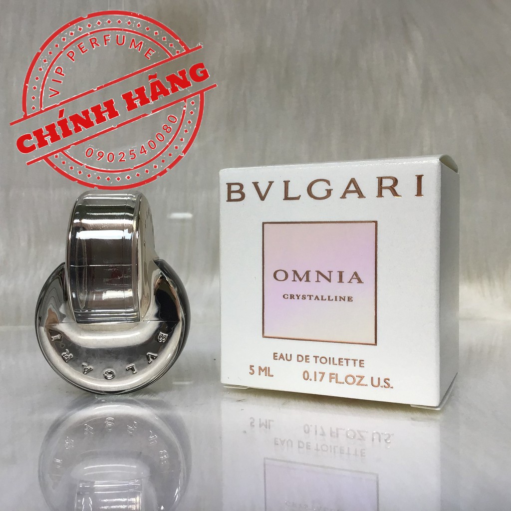 Nước hoa nữ chính hãng Bvlgari Omnia Crystalline EDT 5ml