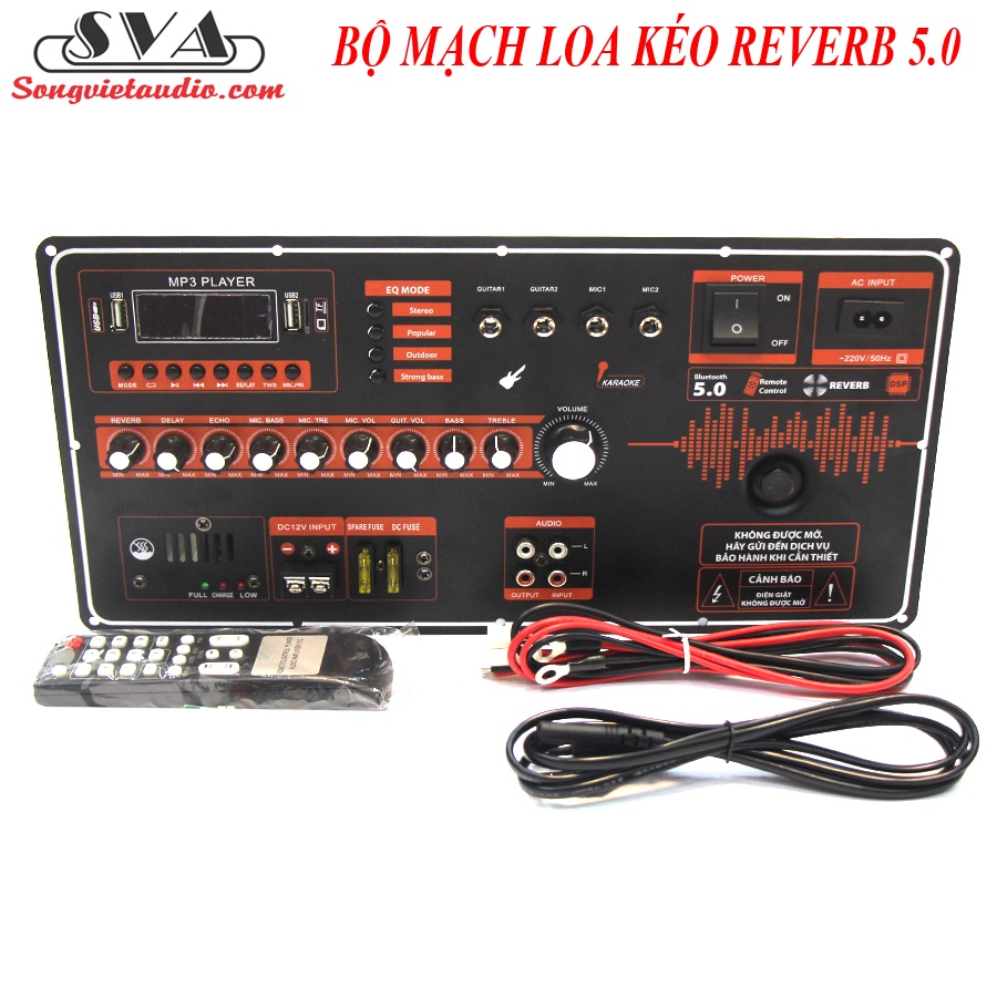 BỘ MẠCH LOA KÉO REVERB 5.0 - BẢN MỚI CỰC ĐẸP 2021