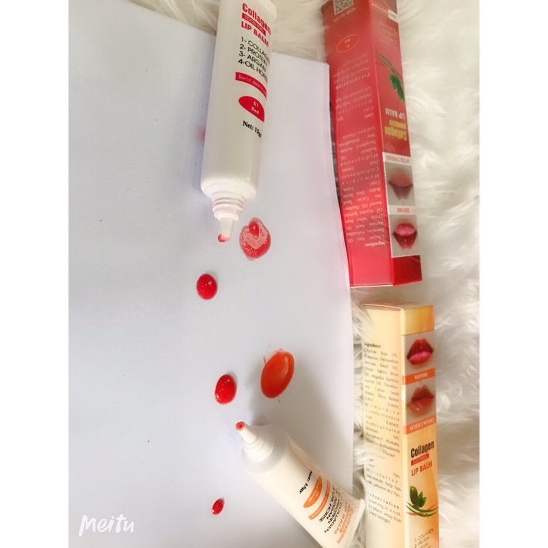 Dưỡng Kích Màu Môi Collagen Lip Balm, Son Dưỡng Sau Xăm Thẩm Mỹ