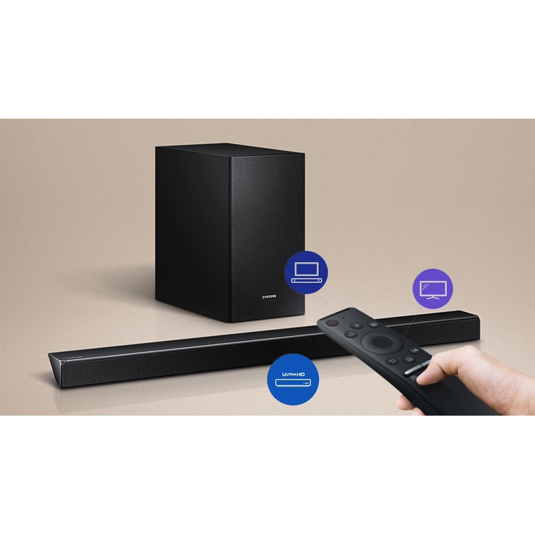 Loa thanh soundbar Samsung 2.1 HW-R550 320W. Bảo hành chính hãng 12 tháng trạm bảo hành hãng toàn quốc