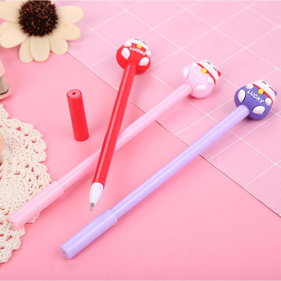 Bút nước mèo may mắn LUCKY ROSESHOP (C09)