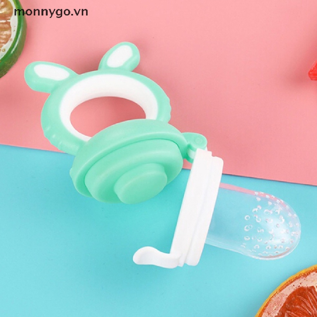 Monnygo Núm Vú Giả Ngậm Nướu Trái Cây Bằng silicone