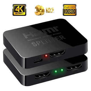 HDMI Splitter 1 in 2 out, 3D HDCP 4k splitter, Full HD 1080p Video Switch / Switcher, 1×2 Amplifier, Dual Display hdmi spliter hdcp splitter, For HDTV DVD For PS3 Xbox