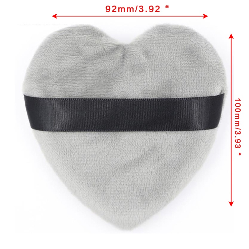 Mút Trang Điểm YOUYO Cotton Tán Kem Nền Che Khuyết Điểm Hình Trái Tim Có Dây Đeo Cho Nữ