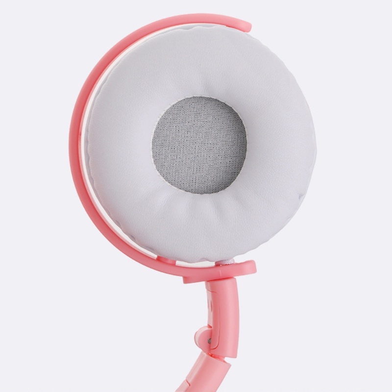 Tai Nghe Bluetooth Không Dây zzz Có Đèn LED Hình Tai Mèo Dễ Thương Cho Bé Gái