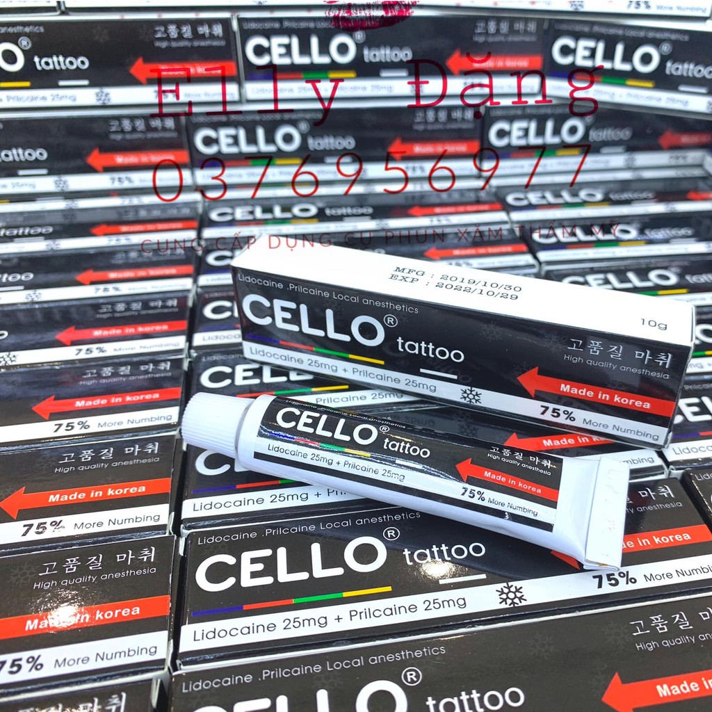 1 TUÝP KEM CELLO tại DCPX Elly Đặng