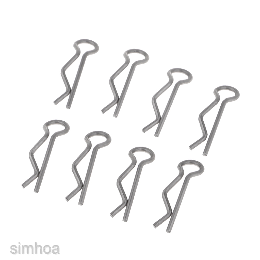 Bộ 8 Kẹp Kim Loại Hình Chữ R Cho Wltoys A949 A959 A969 A979