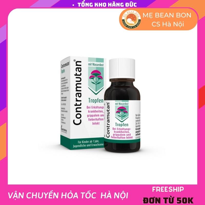 Siro Contramutan N saft của đức chống cảm cúm sốt ho viêm đường hô hấp, nhức đầu đau nhức mỏi người - mẹ bean bon
