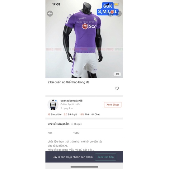 Combo 10 bộ áo bóng đá CLB