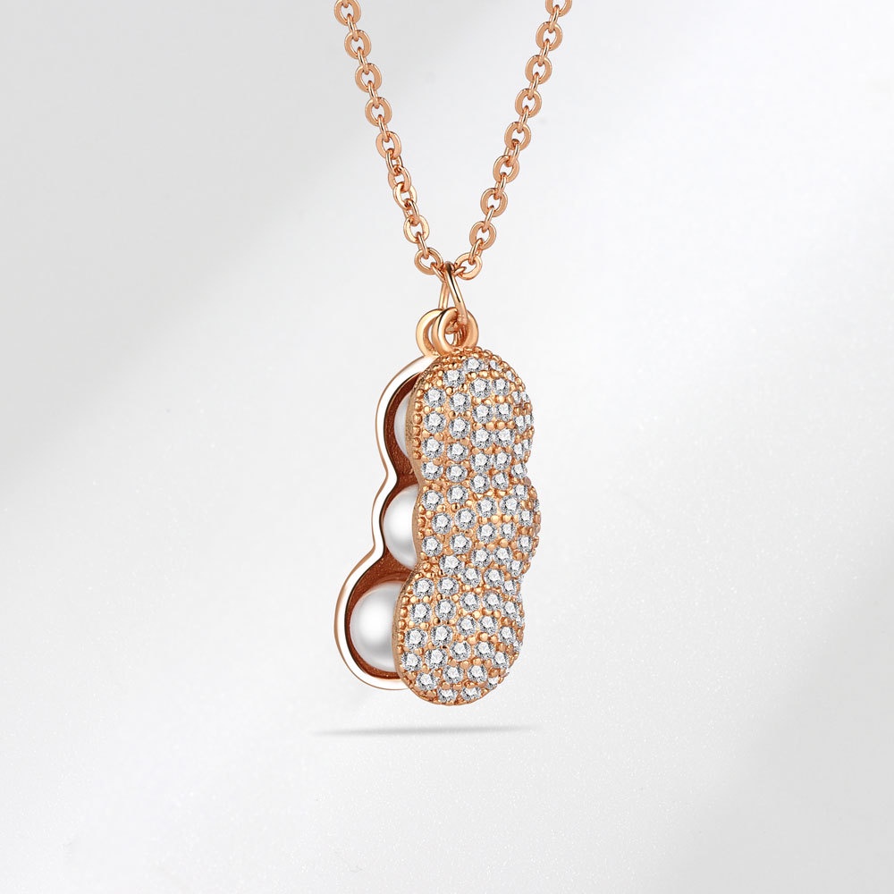 Vòng cổ Ngọc Trai Hình Hạt Đậu Phộng