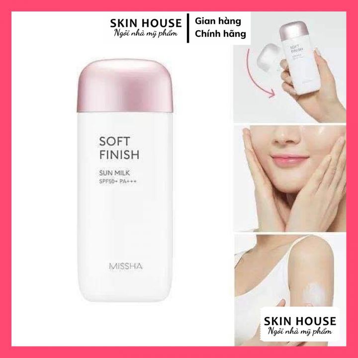 Kem chống nắng Missha - Kem Chống Nắng Missha All-Around Safe Block Sun Milk SPF50+/PA+++