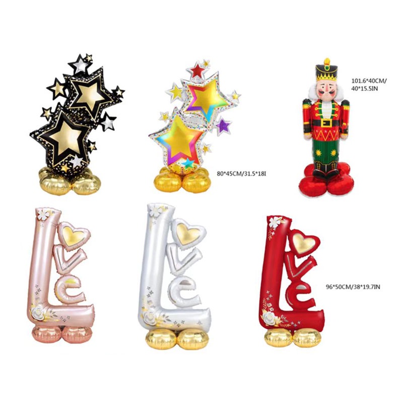 Giá Đỡ Bong Bóng Hình Bánh Trung Thu / Ngôi Sao / Mặt Trăng Dùng Trang Trí Tiệc Cưới / Sinh Nhật