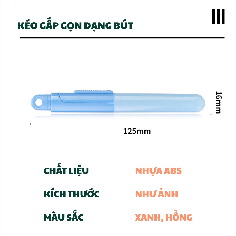 Kéo Gấp Gọn Có Khoá An Toàn Siêu Tiện Lợi Nhiều Màu 77761