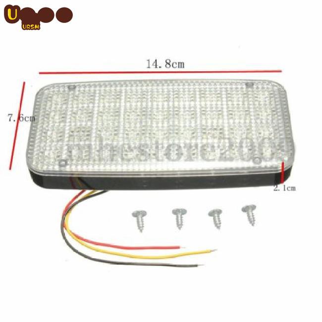 Đèn Led Dc 12v 36 Bóng Gắn Trần Xe Hơi / Xe Tải