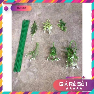 100gram điểm cỏ cao cấp_hoa giả, hoa lụa Art flower