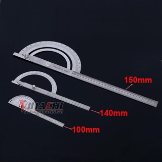 THƯỚC ĐO GÓC 180 ĐỘ STAINLESS ( 1 CÁI )