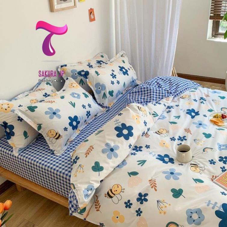 HÀNG MỚI-  Bộ Chăn Ga Gối Đệm Poly Cotton 4 Món Vintage Country Princess -Chăn Ga Gối Cotton Poly | BigBuy360 - bigbuy360.vn