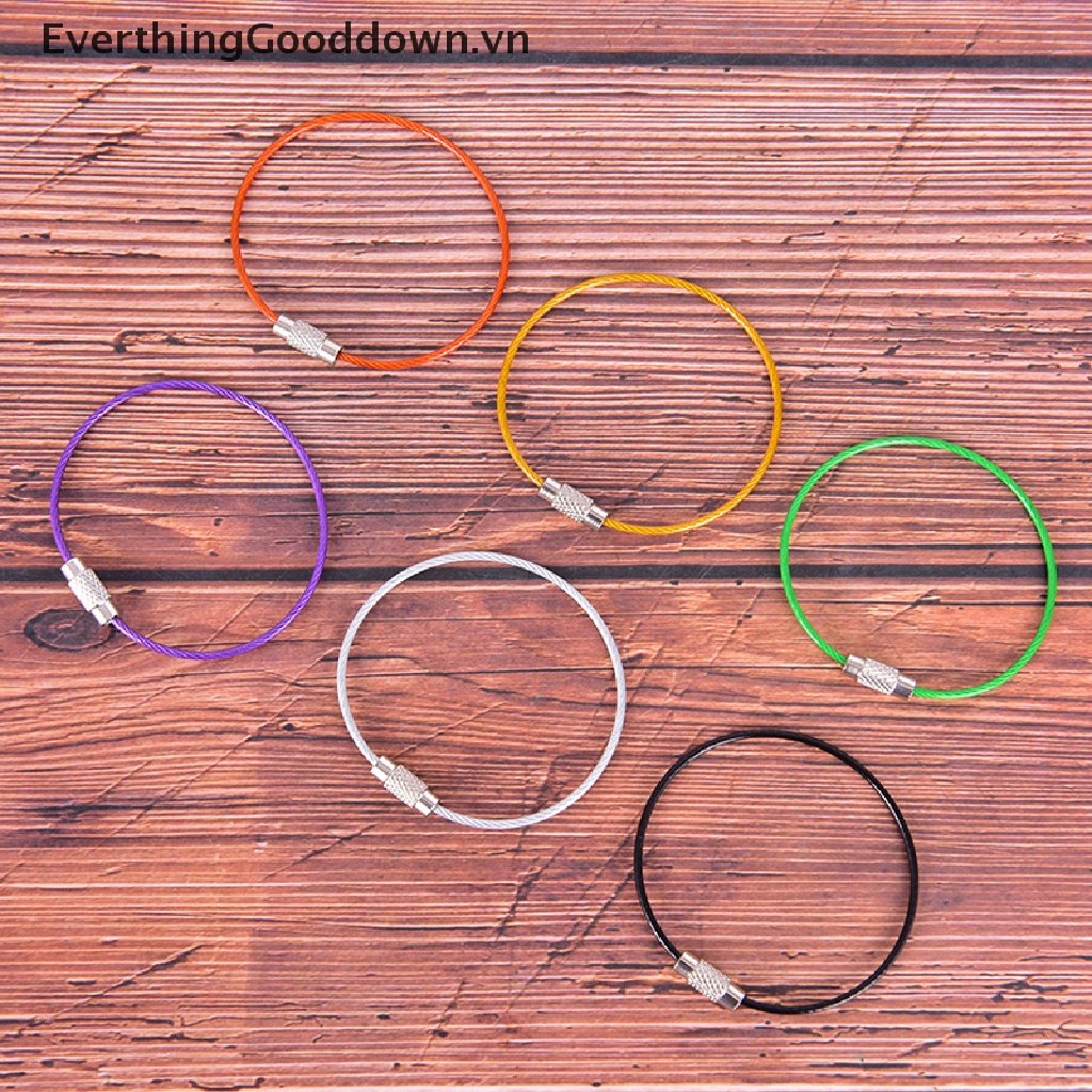 Everthinggooddown Dây Móc Khóa Bằng Thép Không Gỉ