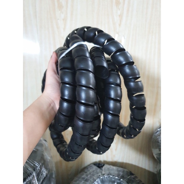 Dây bọc bảo vệ dây rửa xe cao áp, tuy ô thủy lực, dây diện Taiwan chống mài mòn, xoắn lò xo nhựa 1 mét Nhật Bản Mart