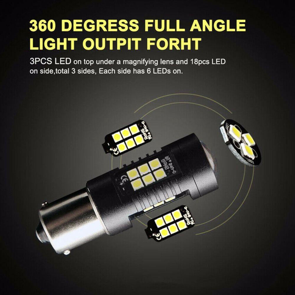 Đèn LED TíN HiệU 1200Lm 3030 21SMD 12V 24V Cho Xe Hơi