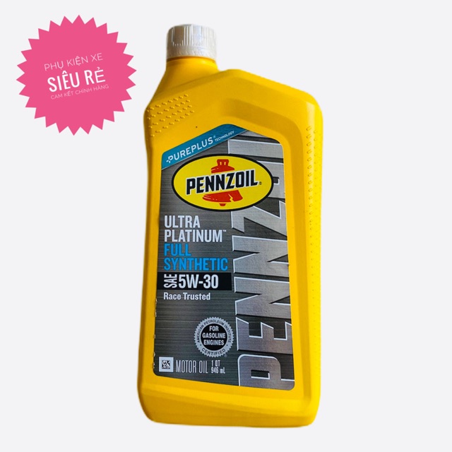 Nhớt Pennzoil Ultra Platinum 4T 5w30