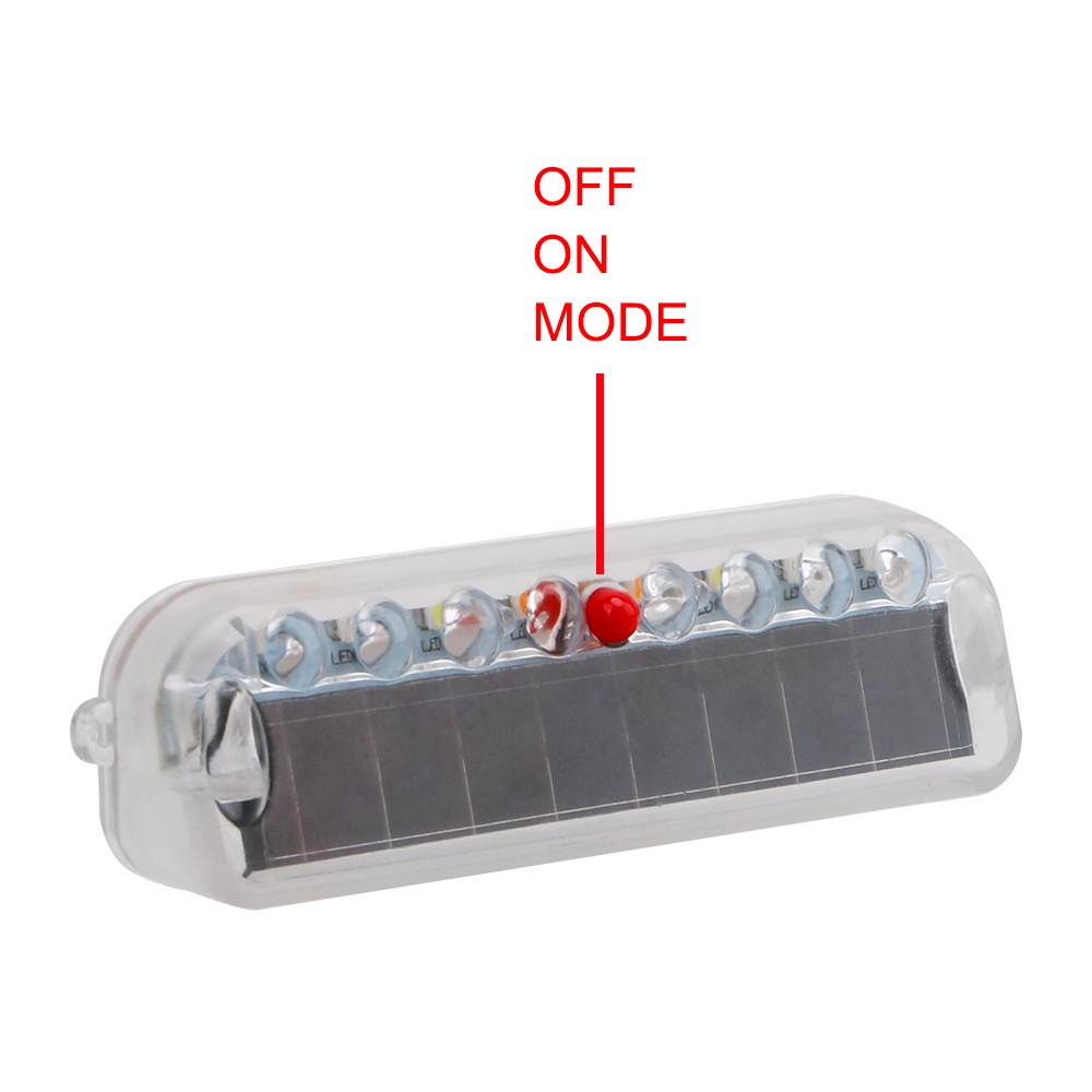 Đèn Led Cảnh Báo An Ninh Sử Dụng Năng Lượng Mặt Trời Chống Va Chạm Thông Dụng Cho Xe Hơi