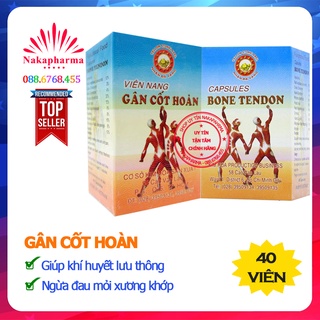 ✅ [CHÍNH HÃNG] Gân Cốt Hoàn – Hỗ trợ giảm đau mỏi xương khớp, tay chân tê bại, đau lưng, khí huyết kém, chóng mặt