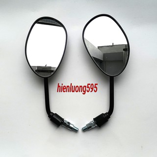Gương chiếu hậu lắp cho xe máy Wave các loại, Lead 125, Vision, Airblade, Sh mode, Click, Future các đời (01 cặp)