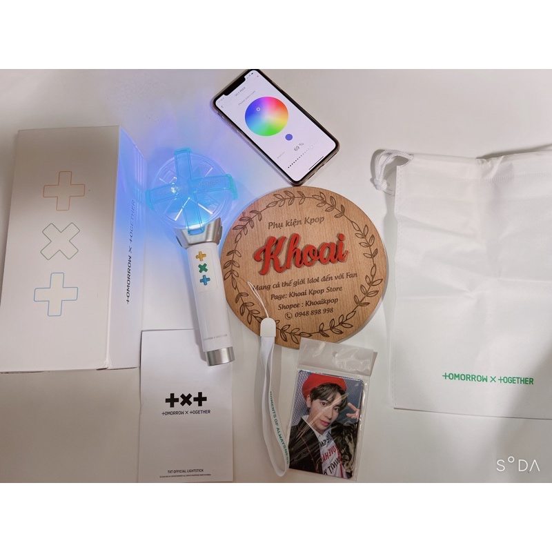 Lightstick TXT hàng unoff bắt được bluetooth đổi màu