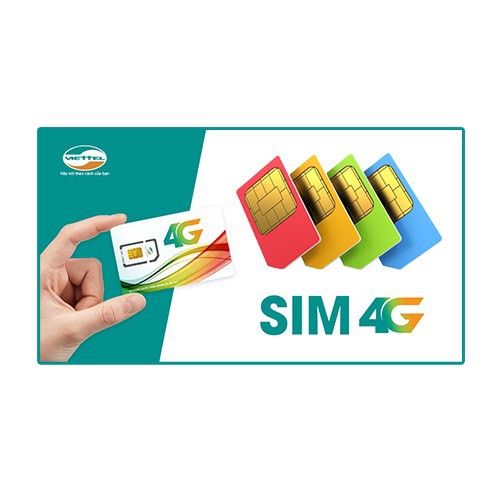 Sim Viettel vào mạng 1 năm D500 - 4G 1 tháng