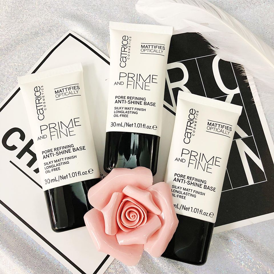 Kem Lót Kiềm Dầu, Se Khít Lỗ Chân Lông Catrice Prime And Fine Base Keep Me Matt 30ml Mẫu mới 2022