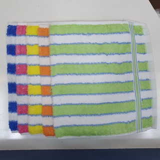 Khăn Mặt Kẻ Ngang Cotton 25 x 45 (cm) HANOSIMEX