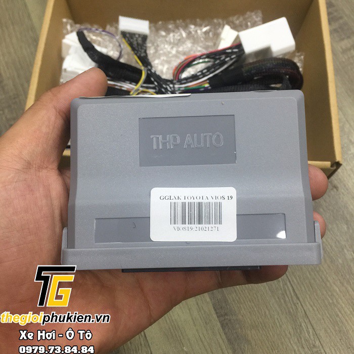 Bộ gập gương lên xuống kính tự động xe Toyota Vios/ Yaris 2019 - cắm jack zin