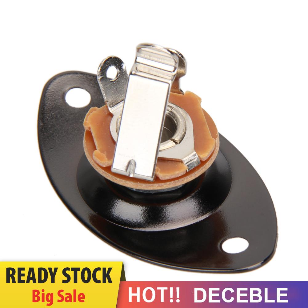 Ổ Cắm Jack 1 / 4 Hình Oval Cho Đàn Guitar Điện
