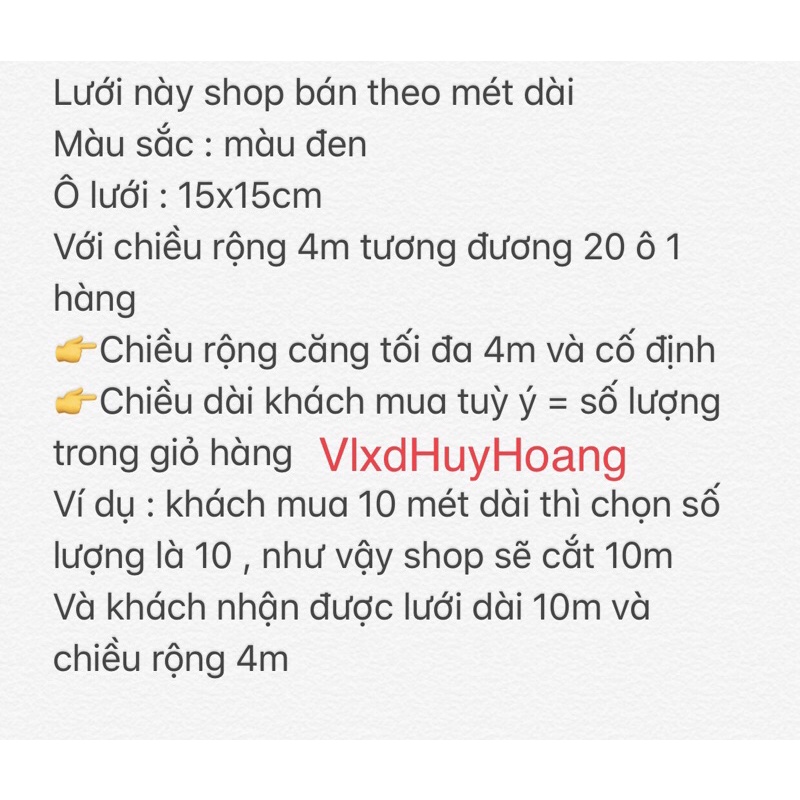 Lưới trồng cây làm giàn leo, lưới bầu bí