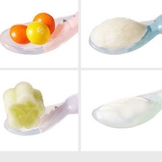 Thìa silicone cho bé tập ăn mềm Muỗng dặm giai đoạn đầu trẻ sơ sinh Boron069