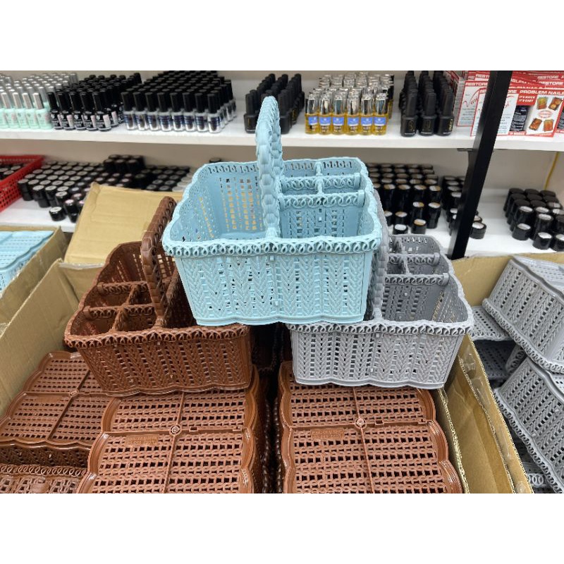 giỏ đựng đồ 6 ngăn - giỏ đựng đồ nail