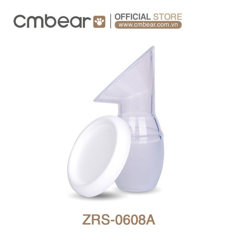 Cốc / phễu hứng sữa silicon cao cấp Cmbear ( hút sữa rảnh tay ) Cốc phễu hứng sữa rảnh tay an toàn và tiện lợi