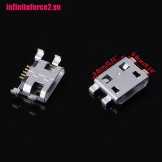 (Force) 10 Giắc Chuyển Đổi Type B Micro Usb 5 Pin Female