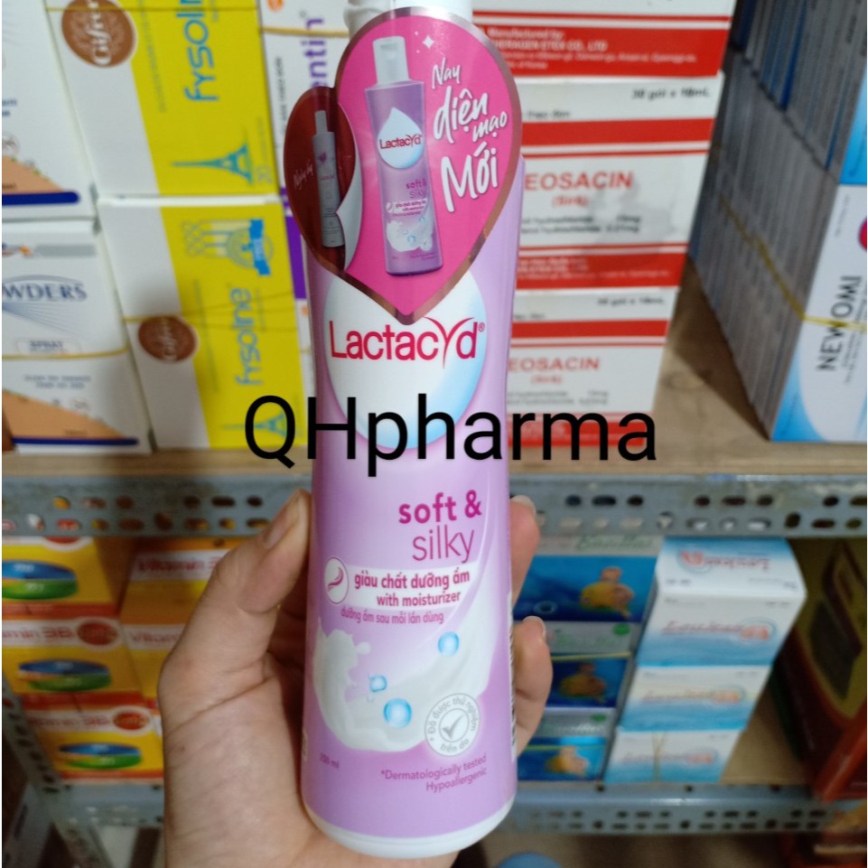 LACTACYD SOFT &amp; SILKY 250ml mẫu mới nhất