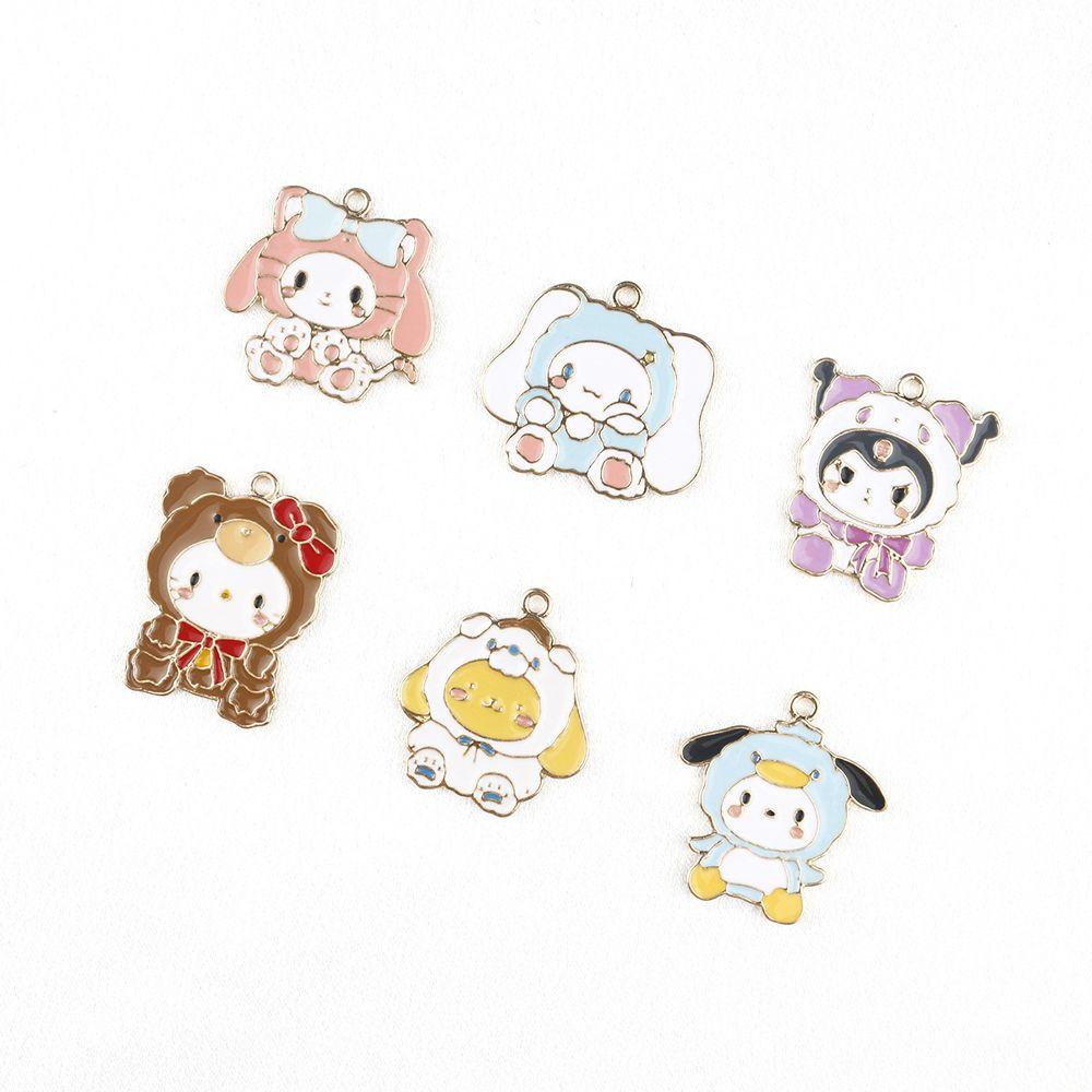 FORBETTER Set 10 Mặt Dây Chuyền Hình Melody Hoạt Hình Dễ Thương