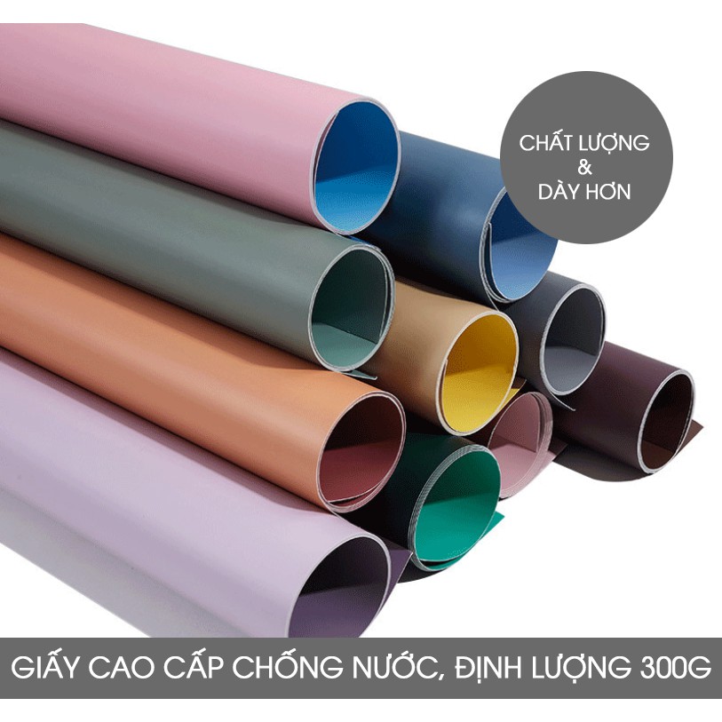 (Rẻ nhất Việt Nam) Phông nền 87x57cm màu trơn 2 mặt, hỗ trợ chụp ảnh sản phẩm chuyên nghiệp (Mua 1 được 2) Size 57x87cm