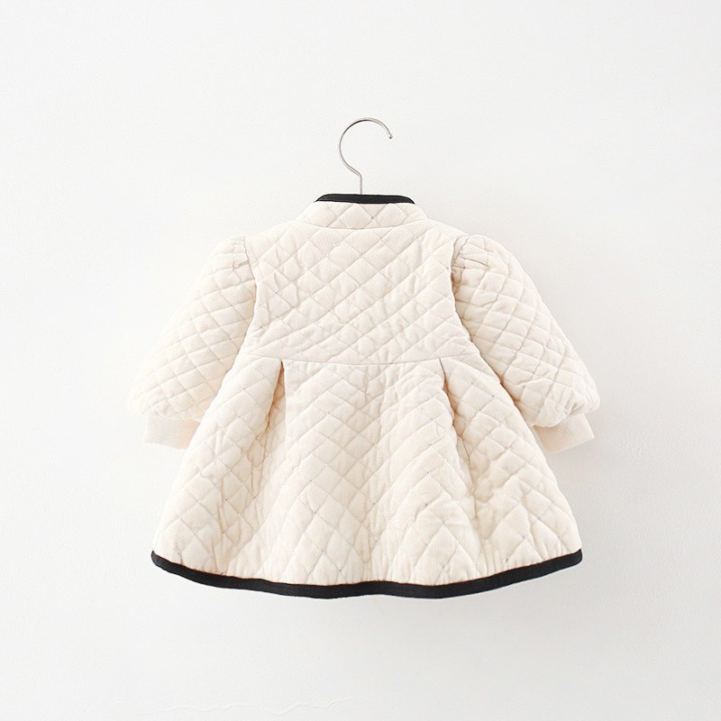 Áo khoác bé gái, áo khoác dáng dài phong cách Hàn Quốc dành cho bé yêu Mẹ Bắp Shop size từ 8 đến 16kg