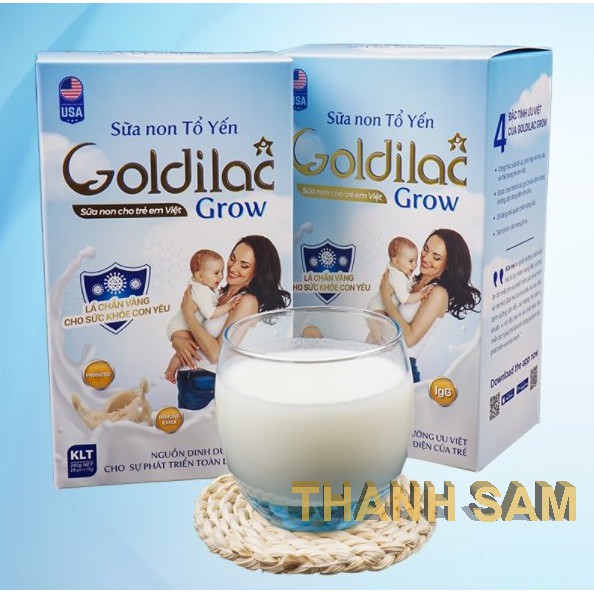 Sữa GOLDILAC GROW - HỘP 28 GÓI (1 gói 10g)date 2023 -- Cam kết sản phẩm chính hãng