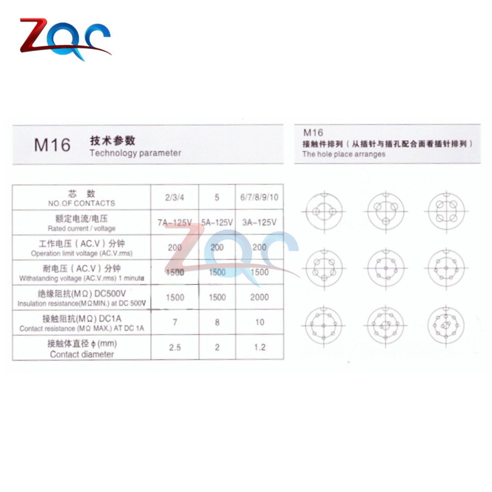Đầu nối dây điện Gx16 2 / 3 / 4 / 5 / 6 / 7 / 8 / 9 / 10 Pin đầu cắm và ổ cắm L70-78 Avi