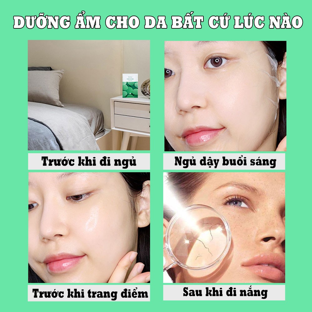 Mặt nạ dưỡng ẩm trắng da rau má, Mask Feotznw se khít lỗ chân lông chống lão hóa 30ml