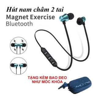 Tai nghe bluetooth Tai nghe bluetooth Athlete 4.2 Tai nghe thể thao chạy bộ Có nam châm - Tặng Túi đựng móc khoá