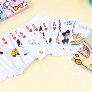Bộ bài hoạt hình nhiều mẫu bộ bài in hình anime manga poker tú lơ khơ