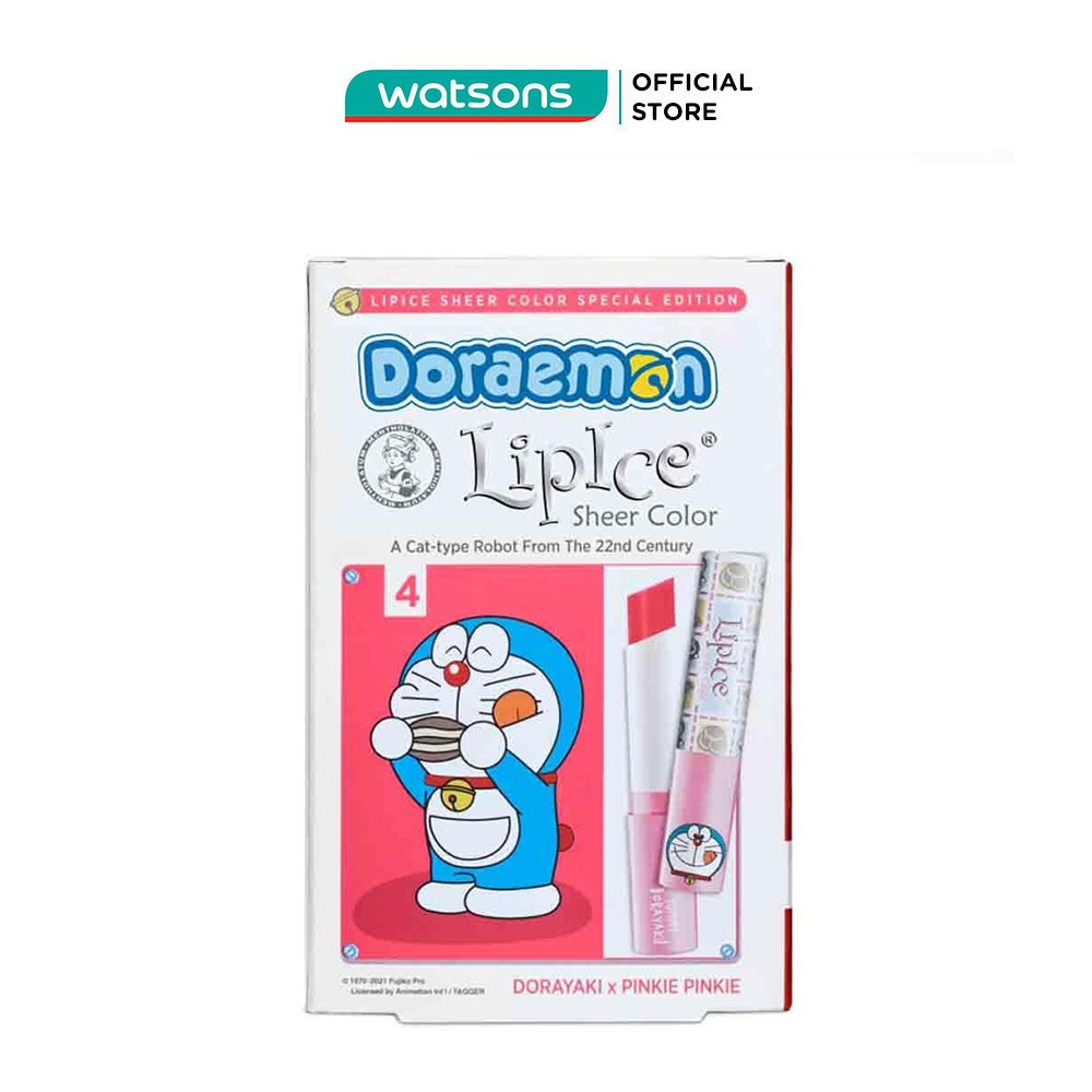 Son Dưỡng Có Màu Lipice Doraemon Sheer Colour Dorayaki 2.4g