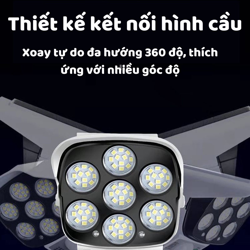 Đèn năng lượng mặt trời giả camera chống cảm biến chuyển động, Đèn LED cảm biến chống trộm năng lượng mặt trời
